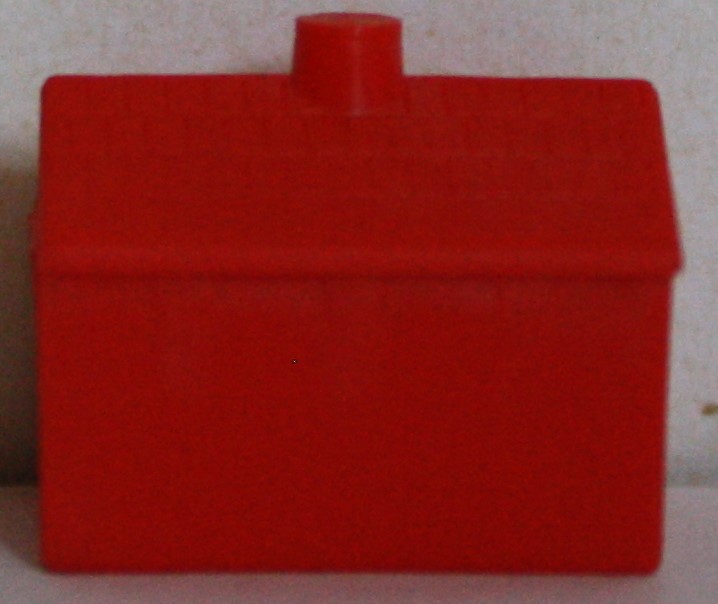 PARTS ONLY - Monopoly Board Game 1996 Edition - (1) Pack of (3) Red Hotels Only