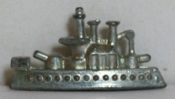 PARTS ONLY - Monopoly Board Game 1996 Edition - (1) Metal Ship Token Only