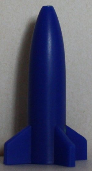 PARTS ONLY - Code Breaker Board Game - (1) Blue Rocket Token Only