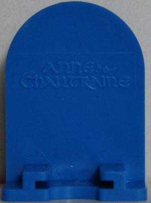 PARTS ONLY - Nightmare Board Game - (1) Blue Plastic Tombstone Playing Piece Only