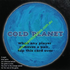 PARTS ONLY - Code Breaker Board Game - (1) Cold Planet Hot Planet Card Only
