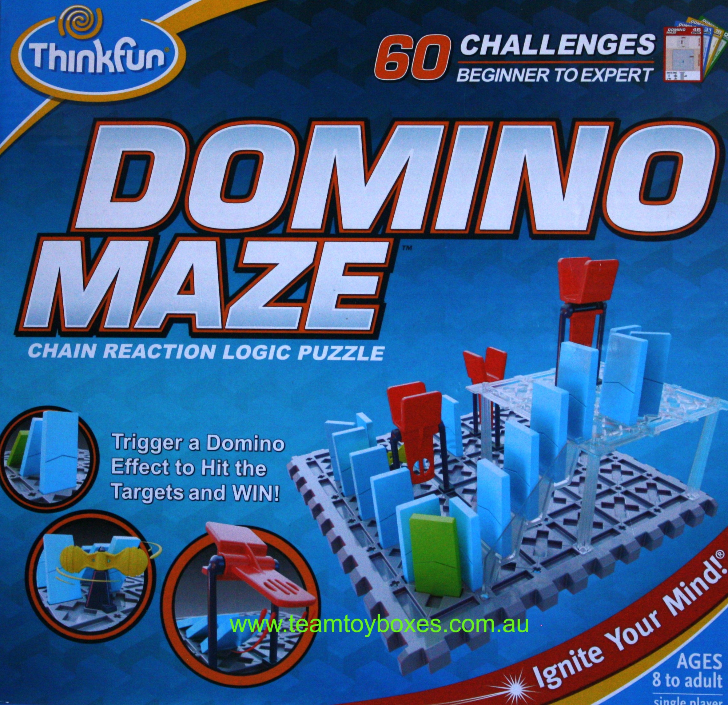 Domino Maze Chain Reaction Logic Puzzle - Used