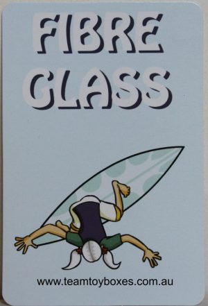 PARTS ONLY - Hot Grommet Surf Star Challenge Board Game - (1) #13 Fibre Glass Card Only