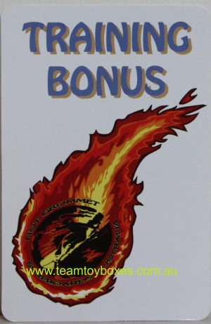PARTS ONLY - Hot Grommet Surf Star Challenge Board Game - (1) #15 Training Bonus Card Only