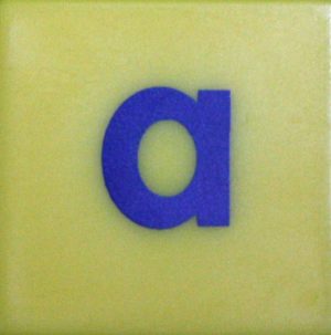 PARTS ONLY - Scrabble Junior Disney Edition Board Game - (1) Plastic Letter A Only