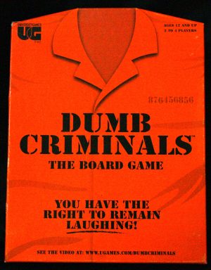 Dumb Criminals Board Game - Pre Owned