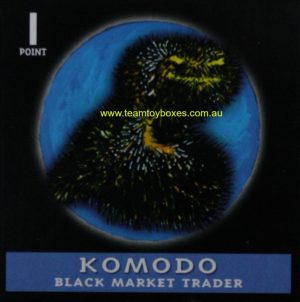 PARTS ONLY - Code Breaker Board Game - (1) Komodo Card Only