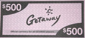 PARTS ONLY - Getaway Travel Australian Edition Board Game - (1) Pack of 18 $500 Notes Only