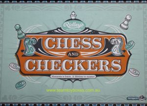Ridley's Chess and Checkers Board Game - Used