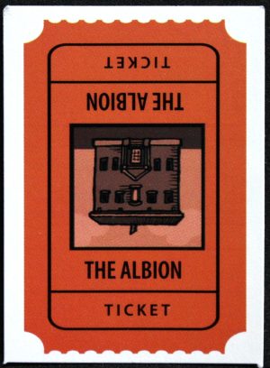 PARTS ONLY - Oz Crawl Board Game - (1) The Albion Pub Ticket Only
