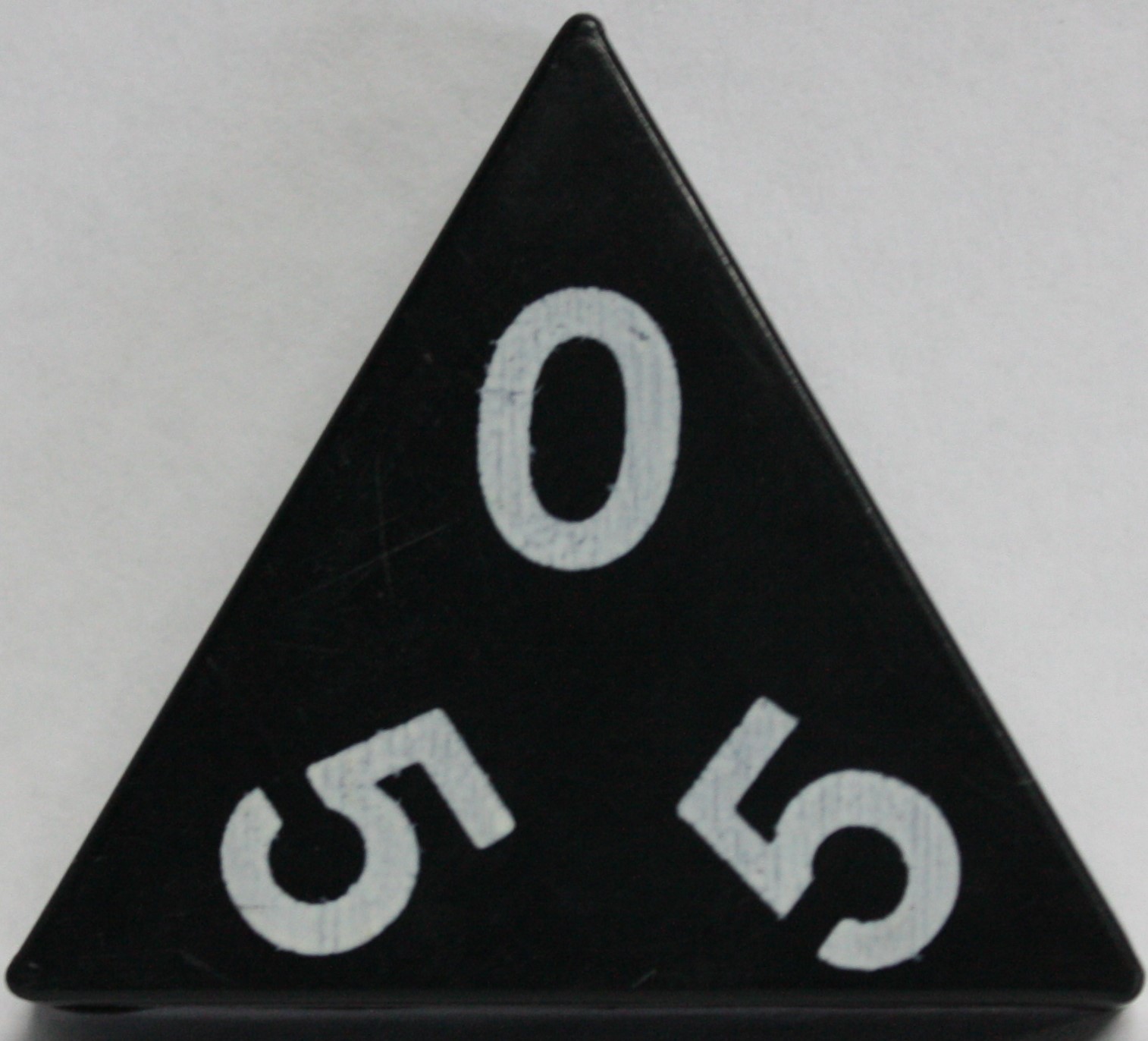 PARTS ONLY - Tri-Ominos Domino Game - (1) 0 5 5 Domino Tile Only