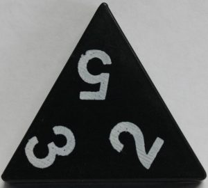 PARTS ONLY - Tri-Ominos Domino Game - (1) 2 3 5 Domino Tile Only