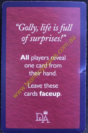 PARTS ONLY - Clue Downton Abbey Board Game - (1) #2 Clue Card Only