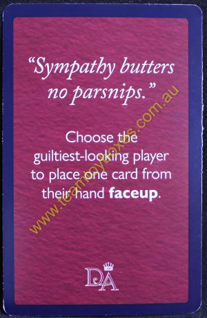 PARTS ONLY - Clue Downton Abbey Board Game - (1) #1 Clue Card Only