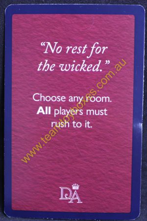 PARTS ONLY - Clue Downton Abbey Board Game - (1) #3 Clue Card Only