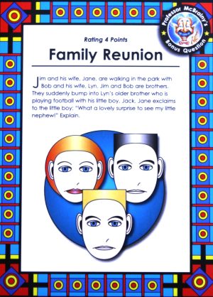 PARTS ONLY - I.Q. Challenge Lateral Thinking Game - (1) Pack of 10 Giant Puzzle Cards