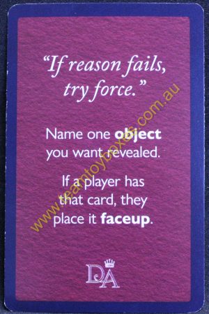 PARTS ONLY - Clue Downton Abbey Board Game - (1) #9 Clue Card Only