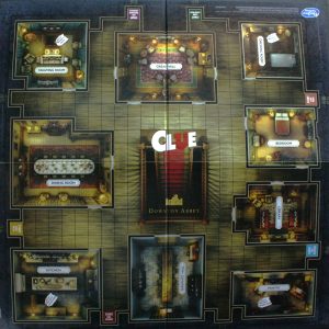 PARTS ONLY - Clue Downton Abbey Board Game - (1) Game Board Only