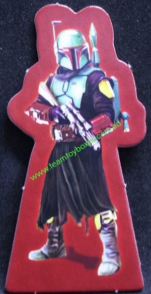 PARTS ONLY - Monopoly Star Wars Boba Fett Edition Board Game - (1) Cardboard Boba Fett Token and Stand Only