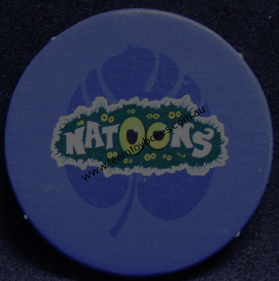 PARTS ONLY - Natoons Adventure Board Game - (1) Dark Blue Round Playing Disc Only