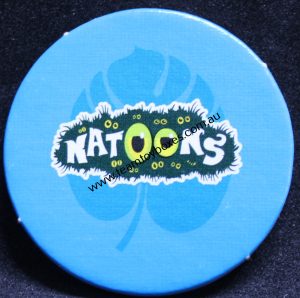 PARTS ONLY - Natoons Adventure Board Game - (1) Light Blue Round Playing Disc Only
