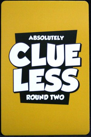 PARTS ONLY - Absolutely Clueless Party Game - (1) Pack of 35 Round Two Cards Only