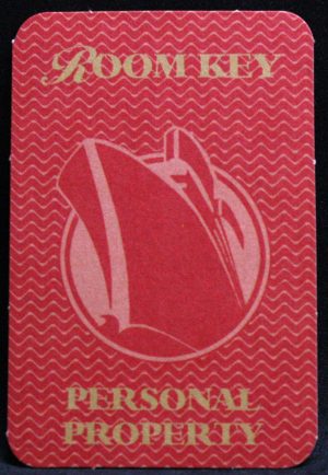 PARTS ONLY - Titanic The Board Game - (1) Red Room Key Personal Property Card Only