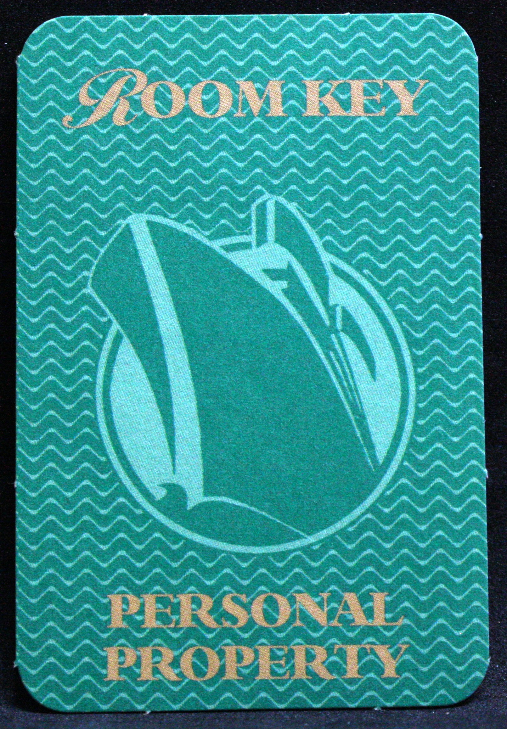 PARTS ONLY - Titanic The Board Game - (1) Green Room Key Personal Property Card Only