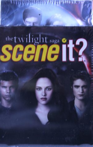 PARTS ONLY - Scene It Deluxe Board Game "The Twilight Saga" Edition - (1) Pack of 160 Trivia Cards and Box Only
