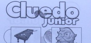 PARTS ONLY - Cluedo Junior The Case Of The Missing Chocolate Cake Board Game - (1) Double-sided Detective Notepad Single Sheet Only