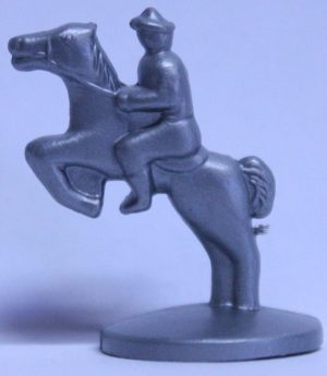 PARTS ONLY - MONOPOLY PLASTIC TOKEN - (1) Horse and Rider Token Only