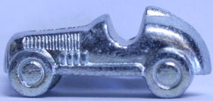 PARTS ONLY - MONOPOLY METAL TOKEN - (1) Racing Car Token Only