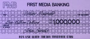 PARTS ONLY - Media Magnate Board Game - (1) Pack of 10 $1 Million Dollars Money Only