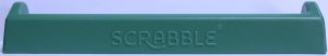 PARTS ONLY - Scrabble Board Game Harry Potter Edition - (1) Plastic Green Tile Rack Only