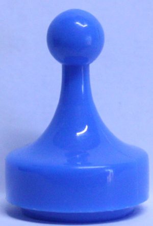 PARTS ONLY - Cluedo Board Game 1999 Version - (1) Blue Token Only