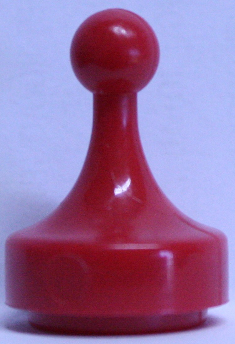 PARTS ONLY - Cluedo Board Game 1999 Version - (1) Red Token Only