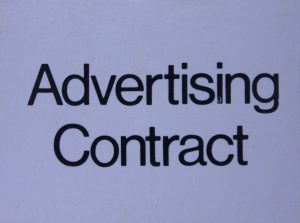 PARTS ONLY - Media Magnate Board Game - (1) Advertising Contract Card Only