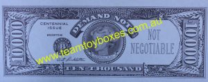 PARTS ONLY - The Game of Life Board Game 1976 Version - (1) Pack of 10 $10,000 Only