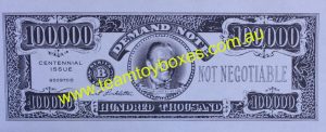 PARTS ONLY - The Game of Life Board Game 1976 Version - (1) Pack of 10 $100K Only