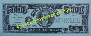 PARTS ONLY - The Game of Life Board Game 1976 Version - (1) Pack of 10 $50K Only