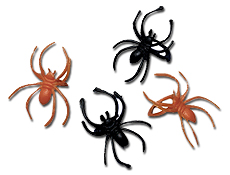 Halloween Spider Rings - Black or Orange