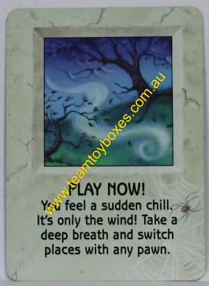 PARTS ONLY - Goosebumps "Terror in The Graveyard" Board Game - #17 Card Only
