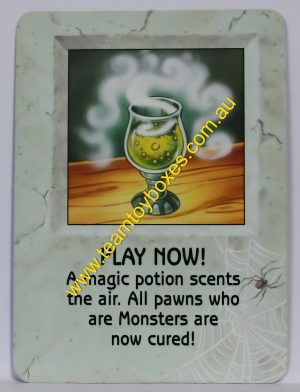 PARTS ONLY - Goosebumps "Terror in The Graveyard" Board Game - #5 Card Only