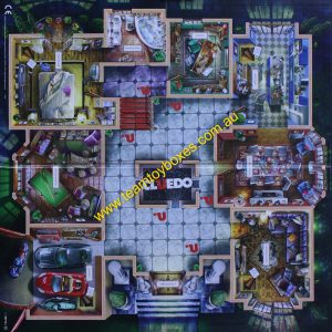 PARTS ONLY - Cluedo 2011 Electronic Arts Version - (1) Game Board Only