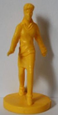 PARTS ONLY - Goosebumps "One Day at Horrorland" Board Game - (1) Yellow Female Pawn